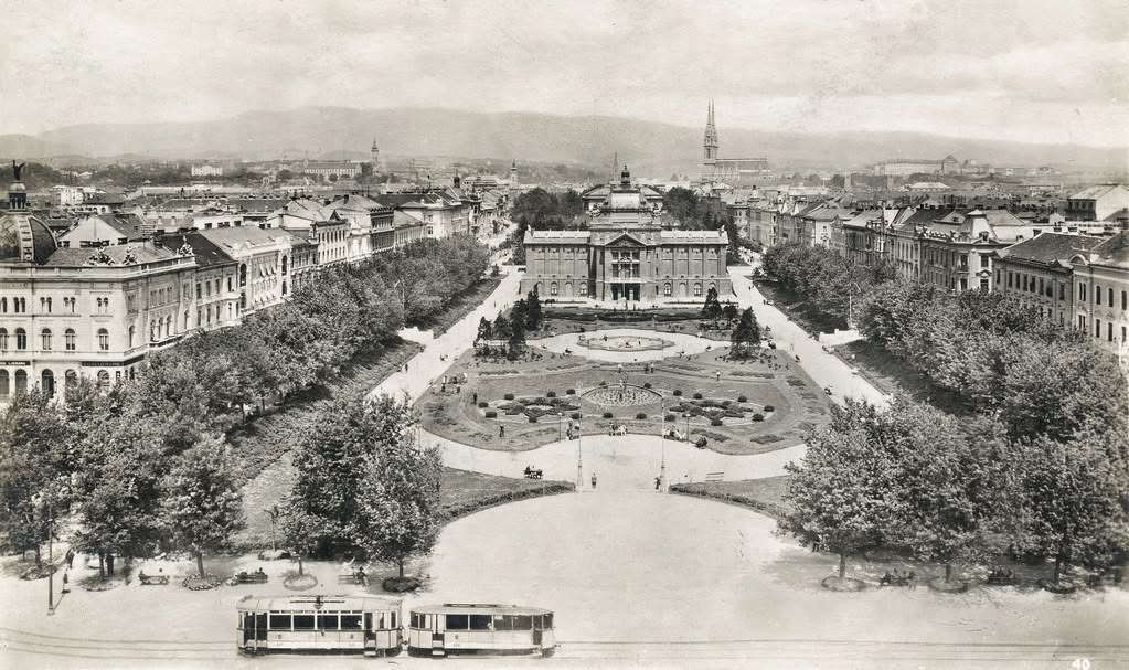 Trg kralja Tomislava oko 1930. godine
